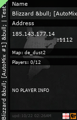 Stats for Blizzard &bull; [AutoMix #1] &bull; | Test Server