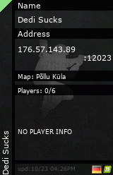 Stats for Dedi Sucks