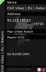Stats for Chill Vibez | EU | Reborn