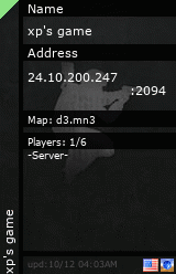 Stats for xp′s game