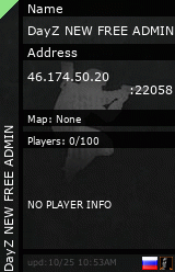 Stats for DayZ NEW FREE ADMIN