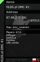 Stats for HLDS.pl DMC #1