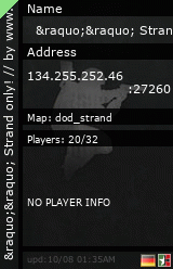 Stats for   &raquo;&raquo; Strand only! // by www.BASEMOD.net [EU]