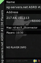 Stats for sg-servers.net ASRD #2 |30 Players