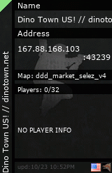 Stats for Dino Town US! // dinotown.net