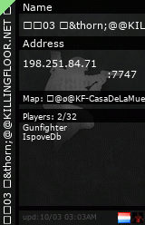Stats for 03 &thorn;@@KILLINGFLOOR.NET &oslash;&oslash;&oslash;|@&thorn;&thorn; #7747 &oslash;&oslash;&oslash;|@&oslash;@ D-3 &oslash;&oslash;&oslash;|&oslash;&oslash;@ CLASSIC HARD&oslash;&oslash;&oslash;