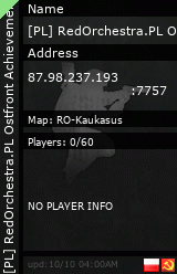 Stats for [PL] RedOrchestra.PL Ostfront Achievements FightNight