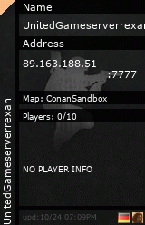 Stats for UnitedGameserverrexan