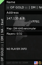 Stats for :: OP GOLD :: | DM | NA - East