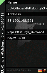 Stats for EU-Official-Pittsburgh3 - (v1.54341)
