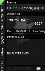 Stats for 27 &thorn;@@KILLINGFLOOR.NET &oslash;&oslash;&oslash;|@&thorn;&thorn; #8227 &oslash;&oslash;&oslash;|@&oslash;@ D-4 &oslash;&oslash;&oslash;|&oslash;&oslash;@ LINEAGE II SUICIDAL&oslash;&oslash;&oslash;