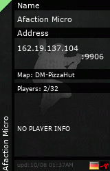 Stats for Afaction Micro