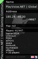 Stats for PlayVoice.NET | Global Gaming Community